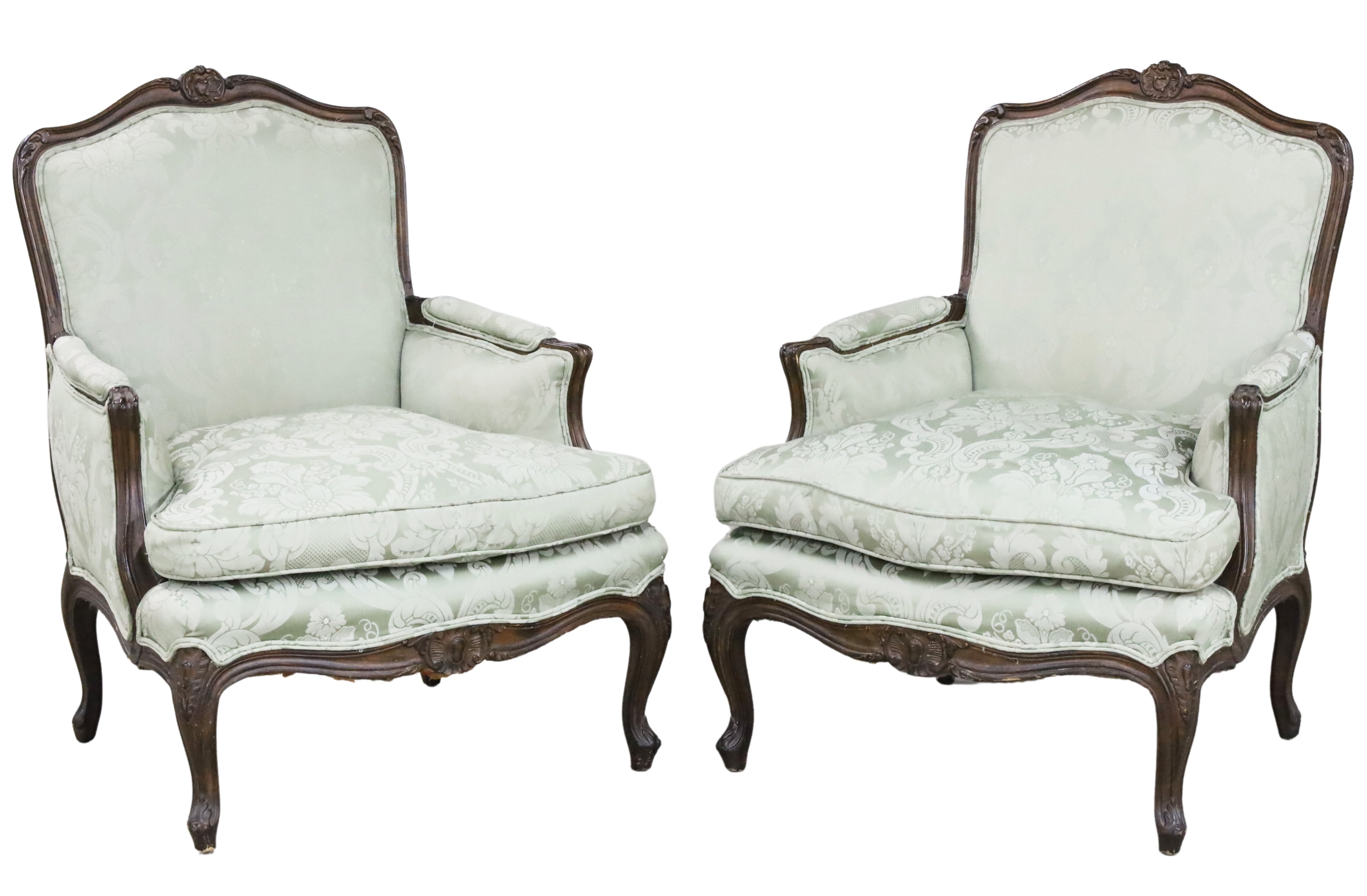 LOUIS XV STYLE BERGERES A pair 2f8d60