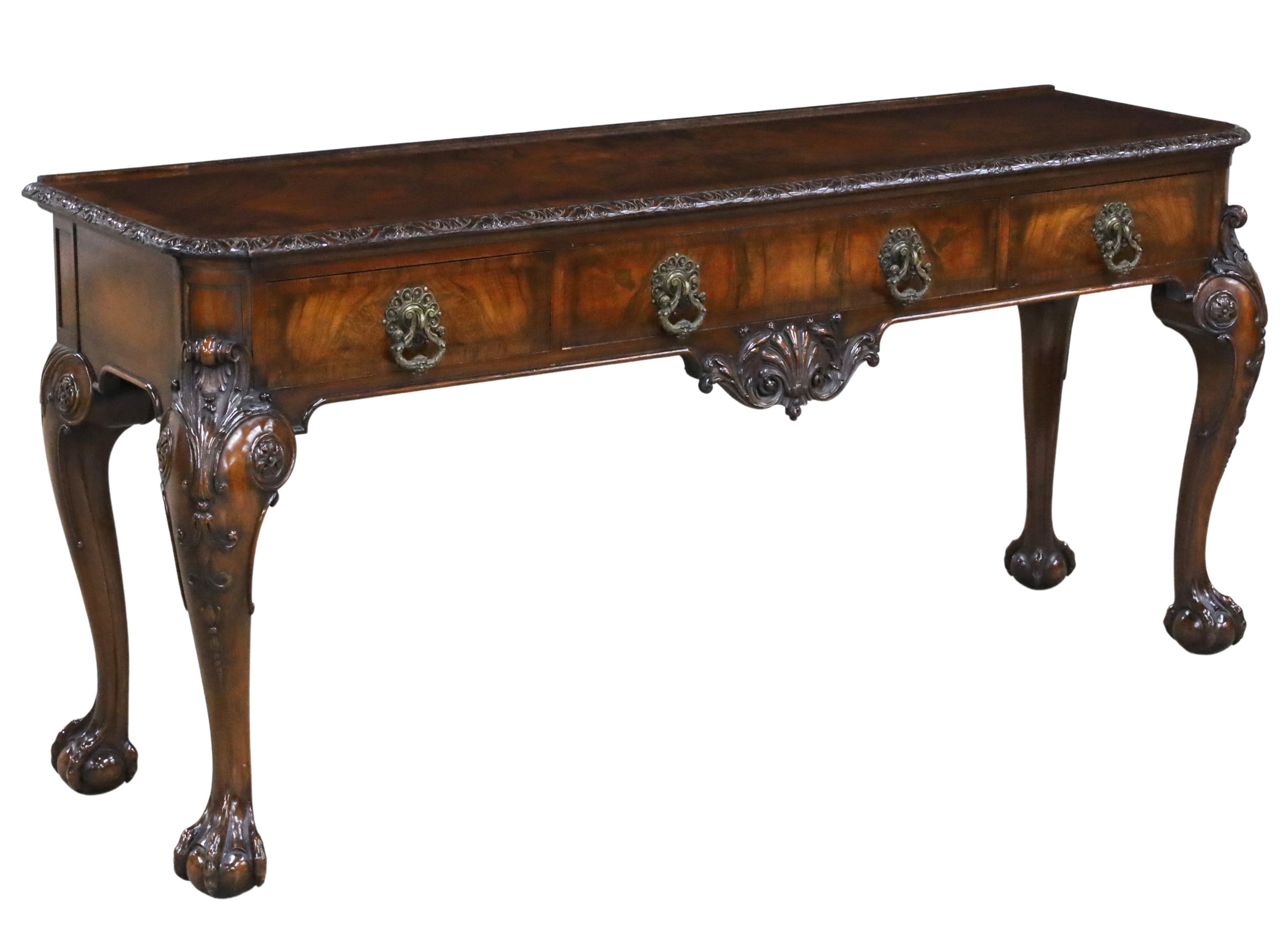 SCOTTISH CHIPPENDALE STYLE CONSOLE 2f8d77