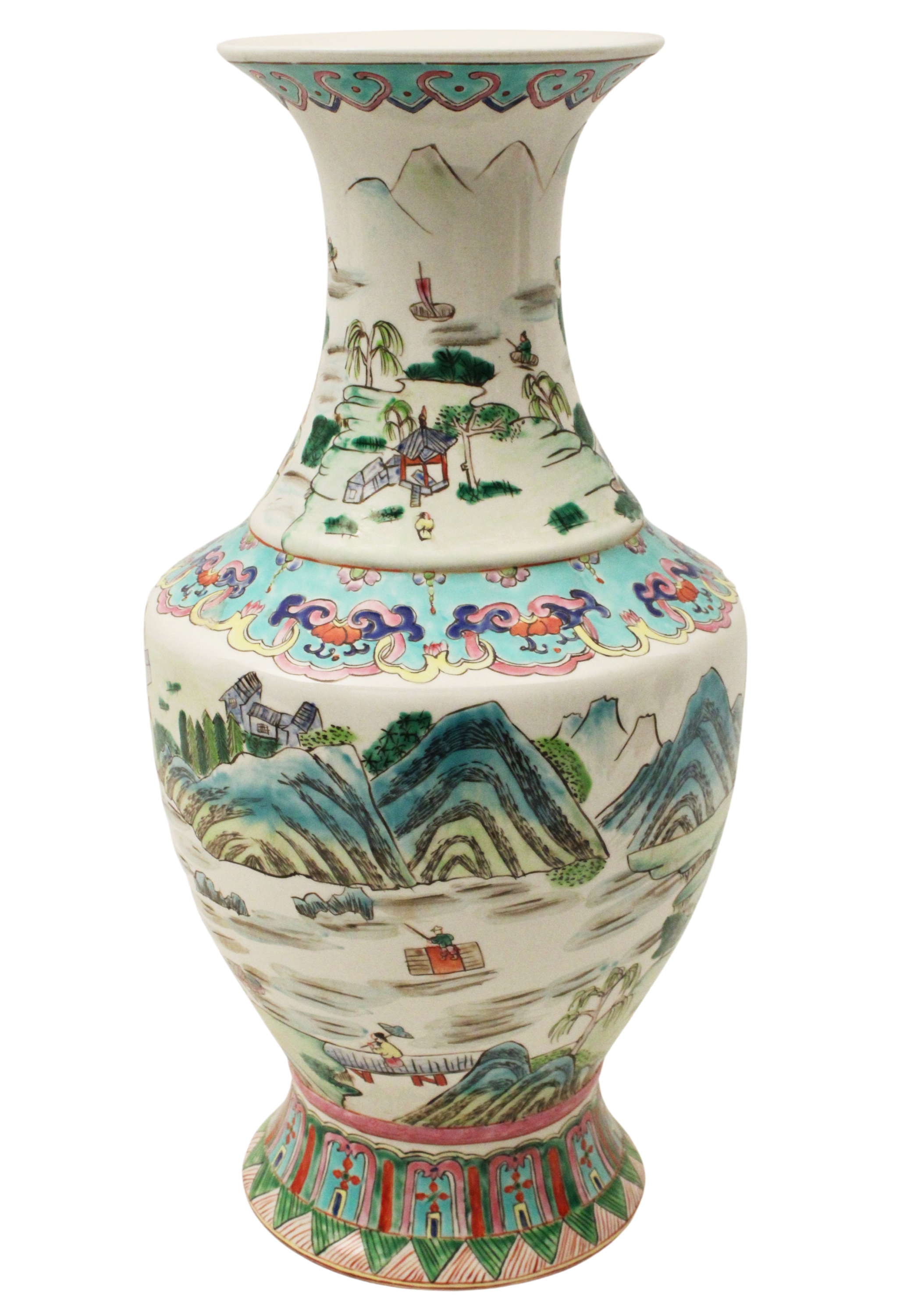 18.5" CHINESE FAMILLE PORCELAIN