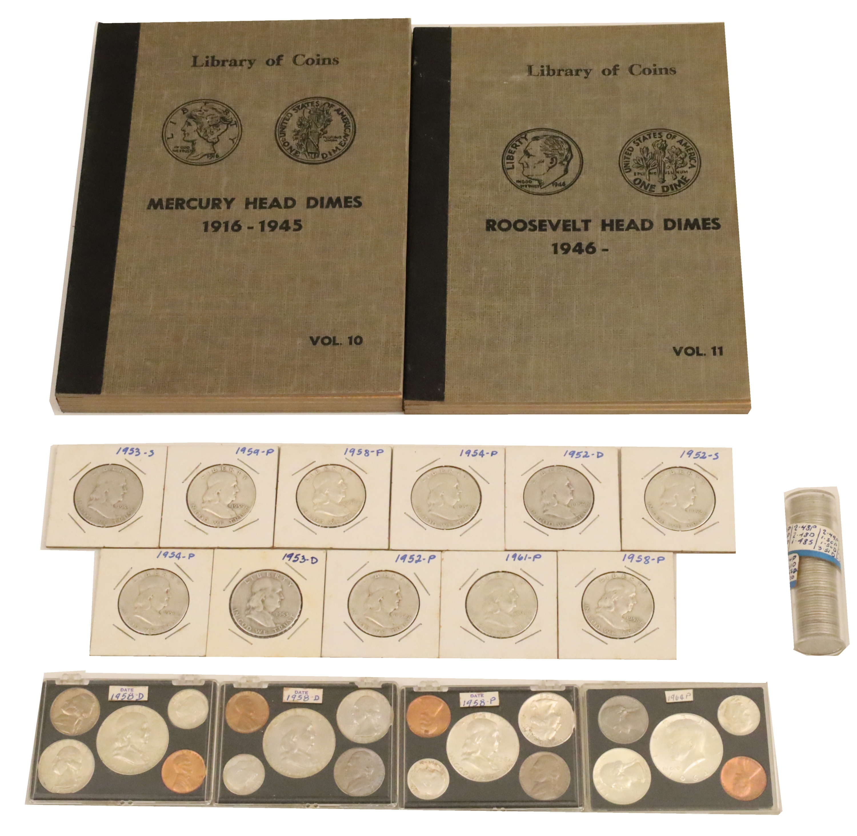 2 BOOKS TITLED "LIBRARY OF COINS"