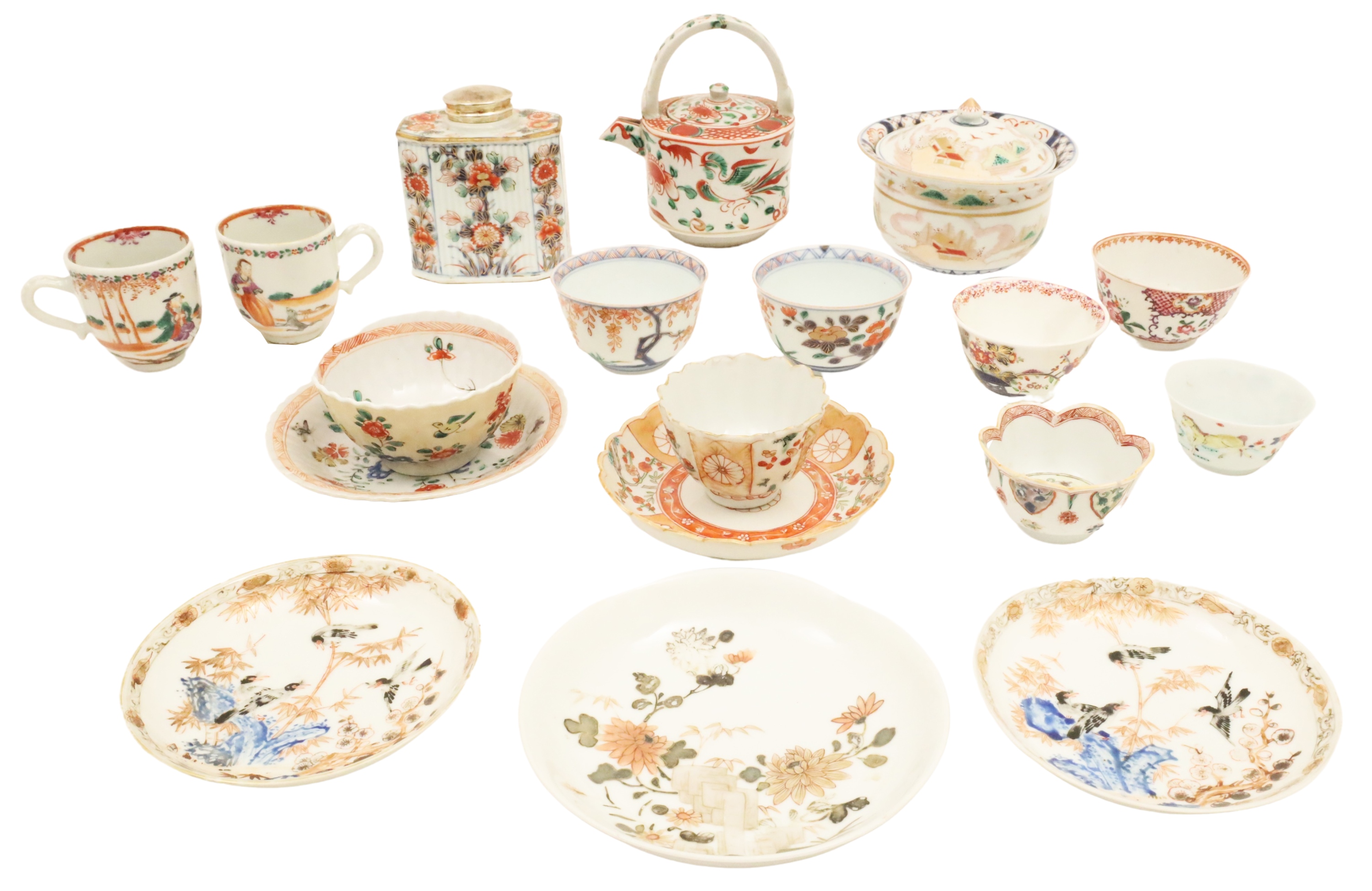 18 PC CHINESE EXPORT TEA SERVICE