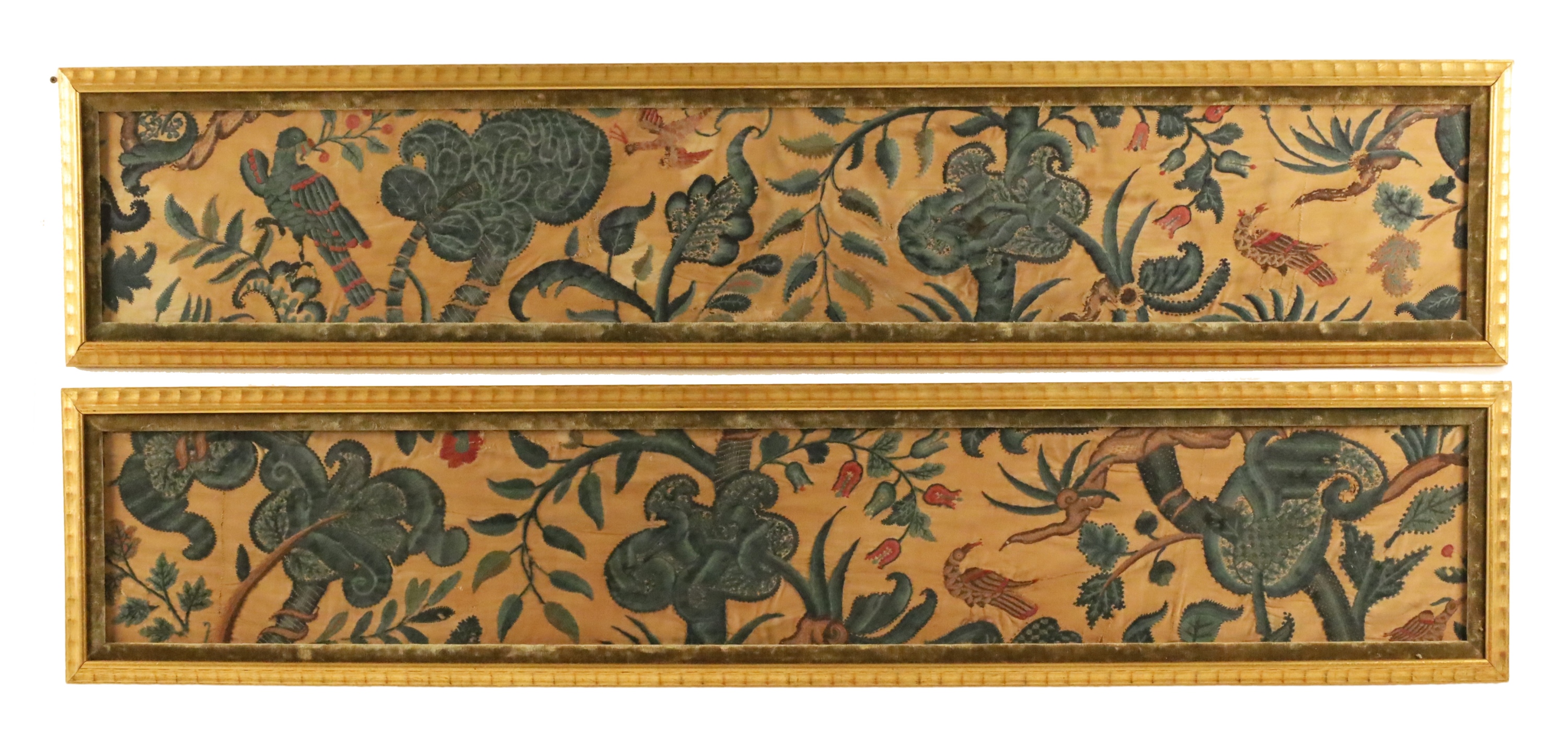 PR FRAMED ANTIQUE FRAMED EMBROIDERIES