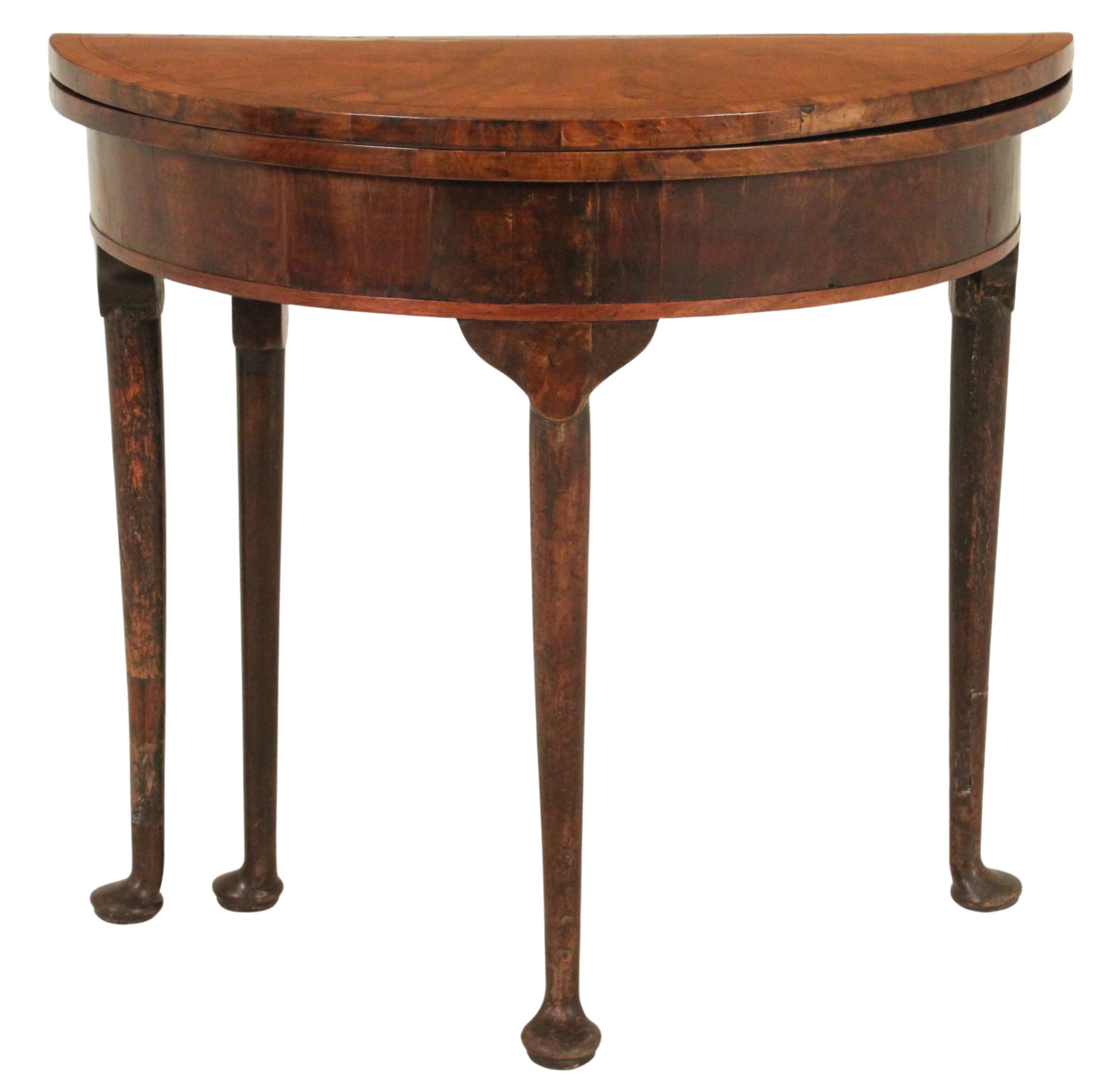 QUEEN ANNE GAME TABLE English walnut 2f8eb9