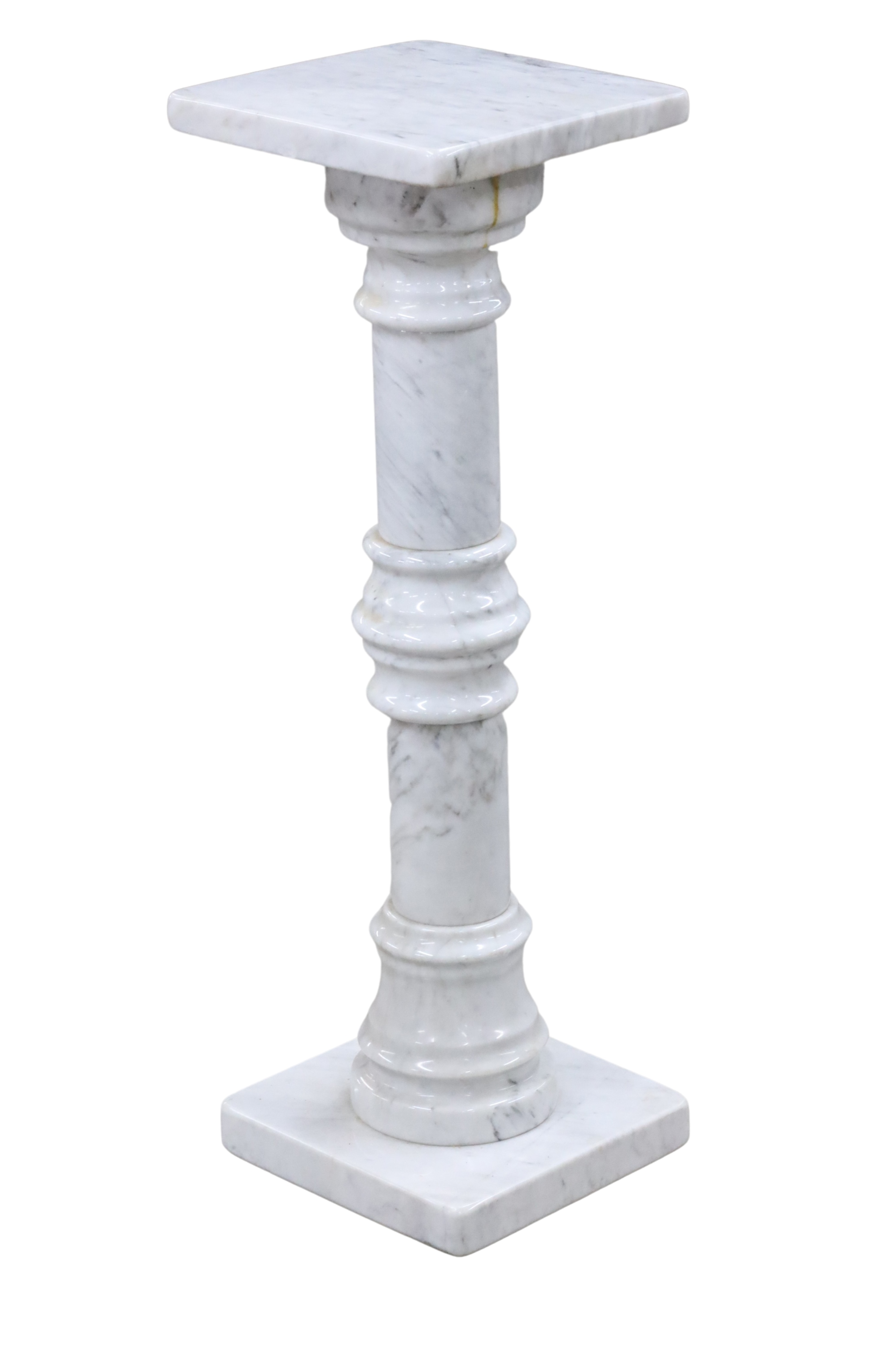 WHITE CARRERA MARBLE PEDESTAL White