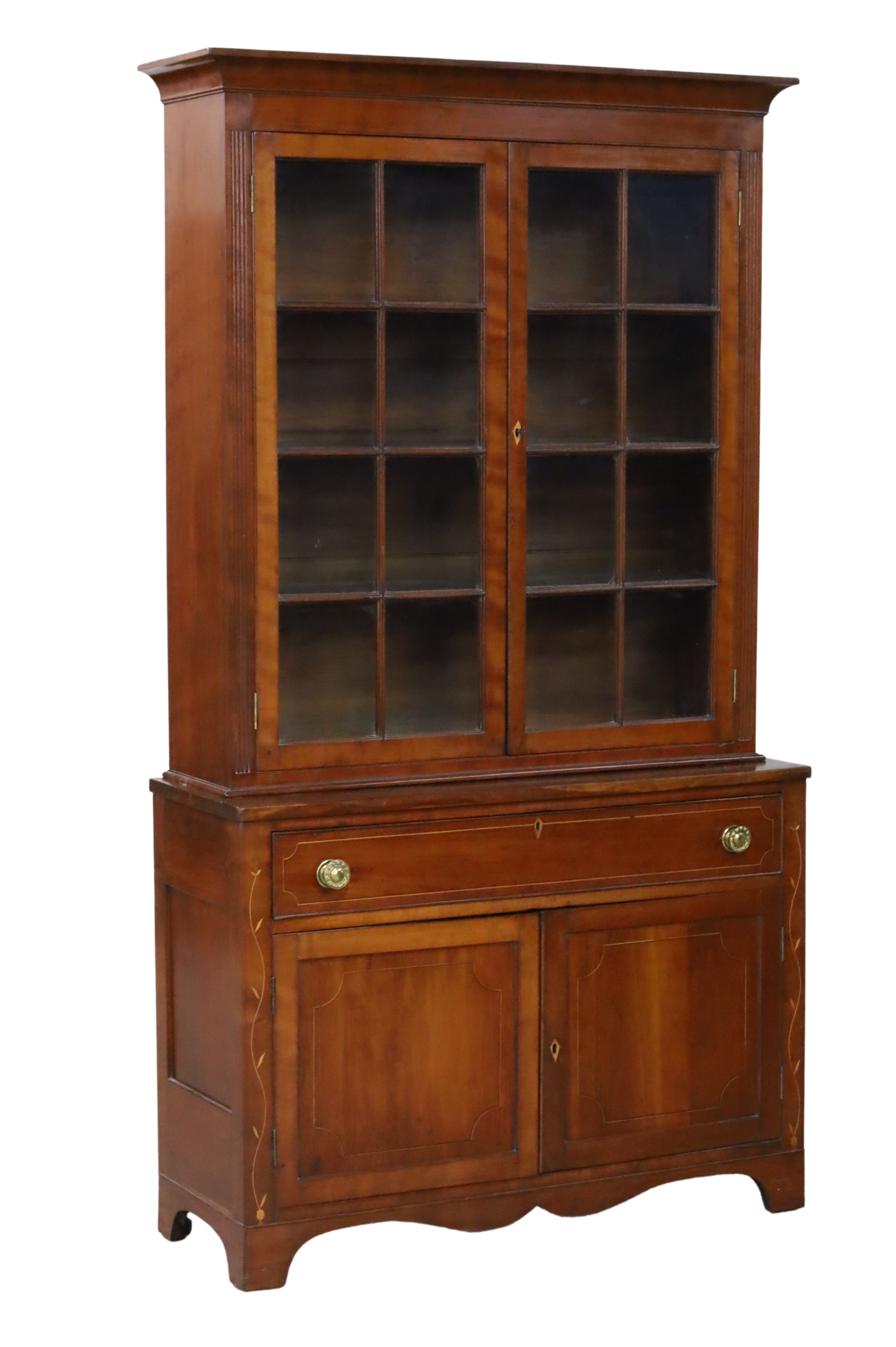 19TH C. AMERICAN FEDERAL BOOKCASE