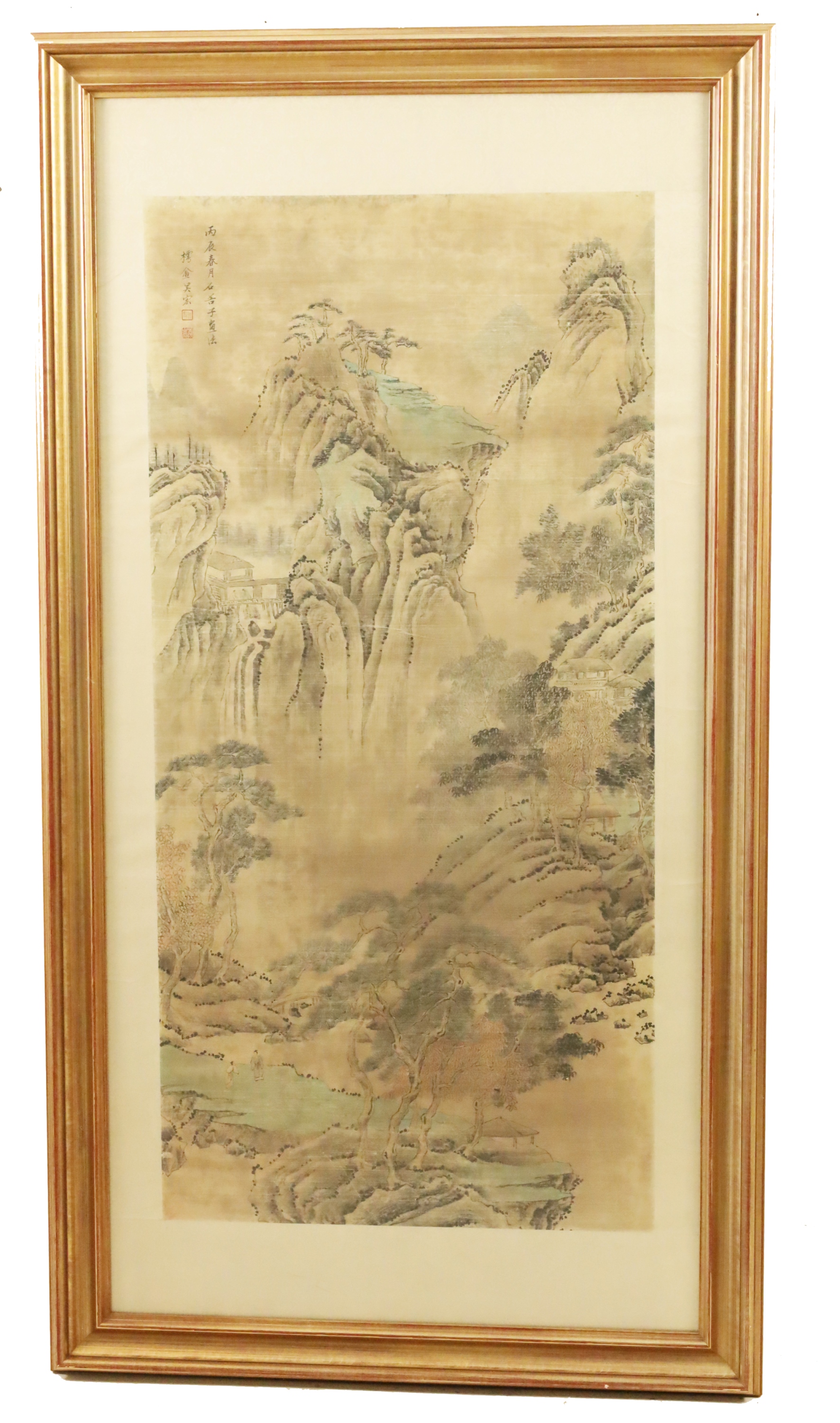 CHINESE WATERCOLOR ON PAPER QING 2f8f11