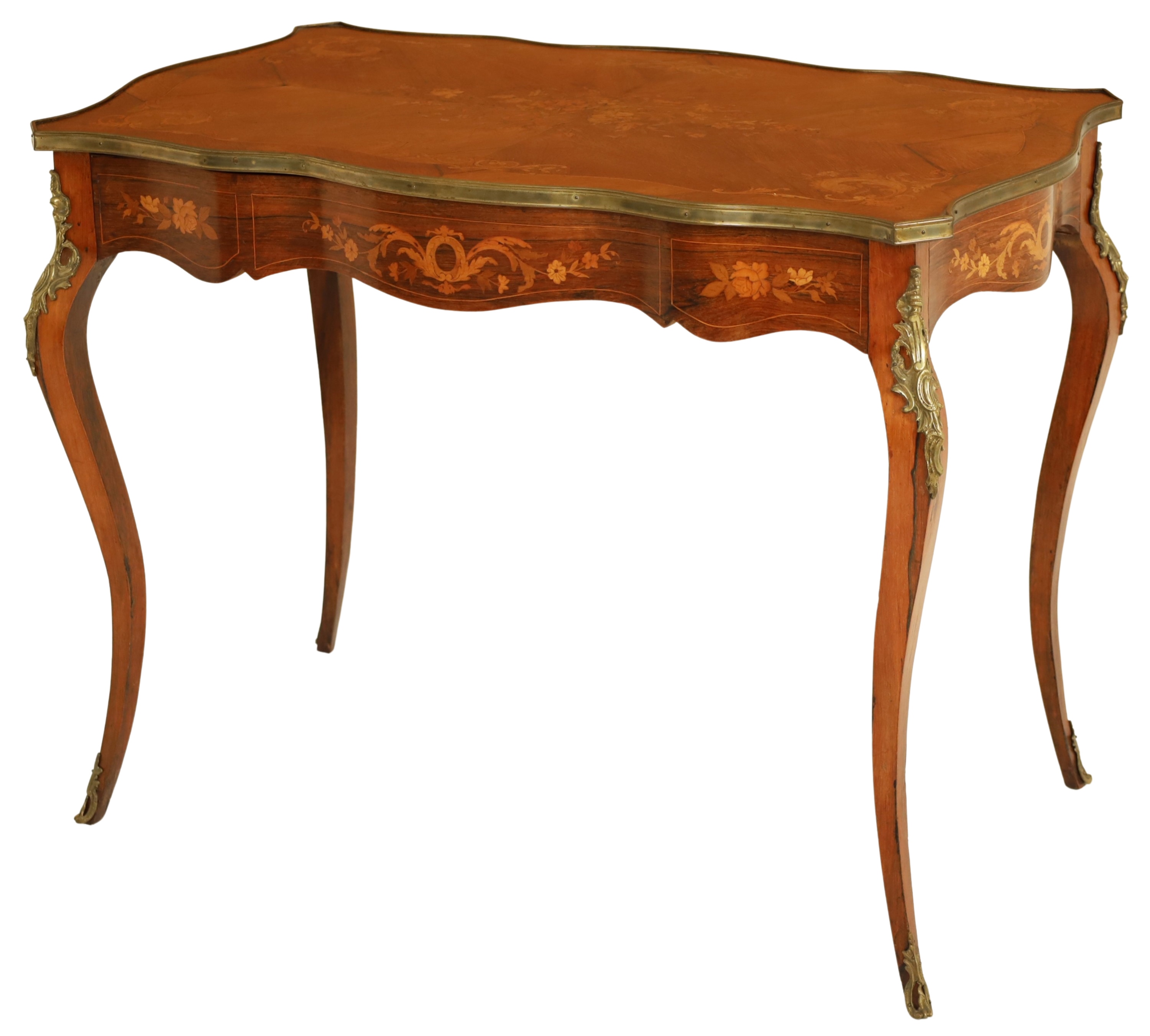 LOUIS XV STYLE INLAID BUREAU DE