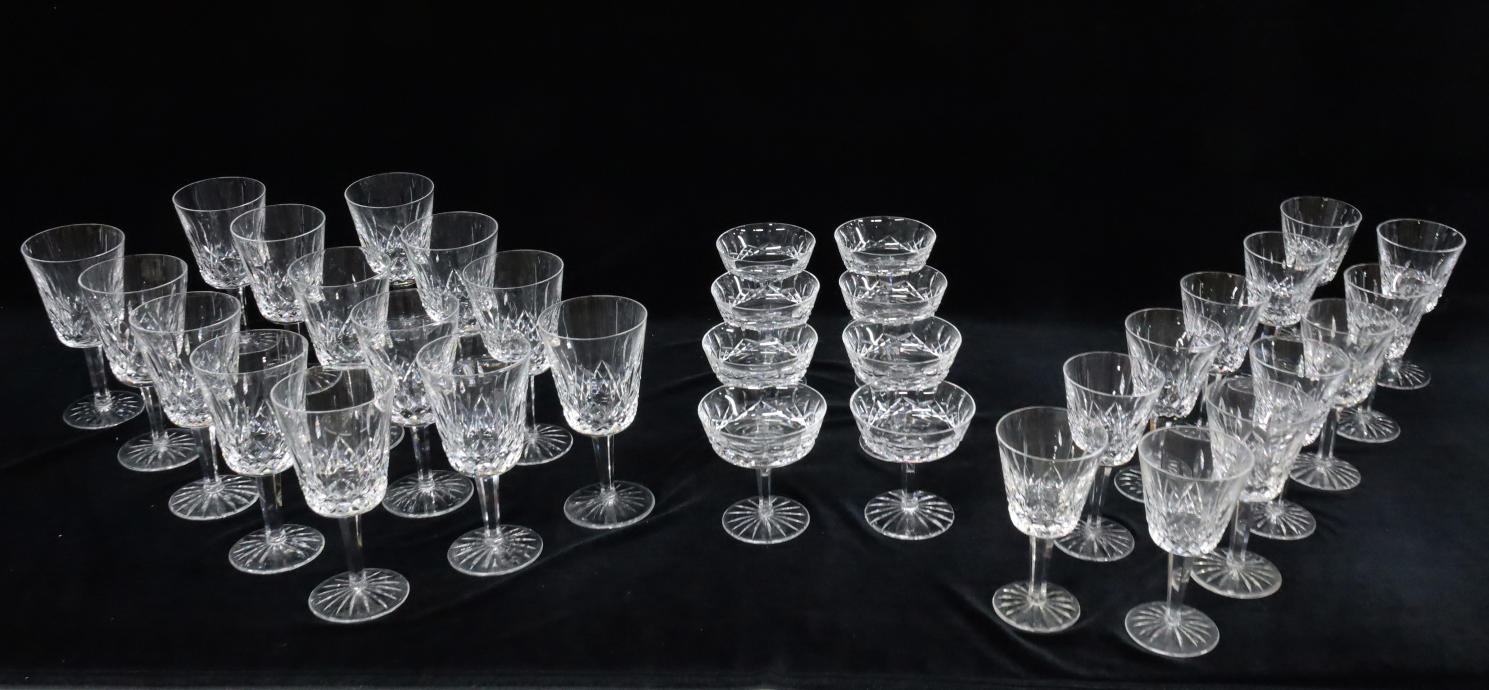 34 PC LOT OF WATERFORD CRYSTAL 2f905e