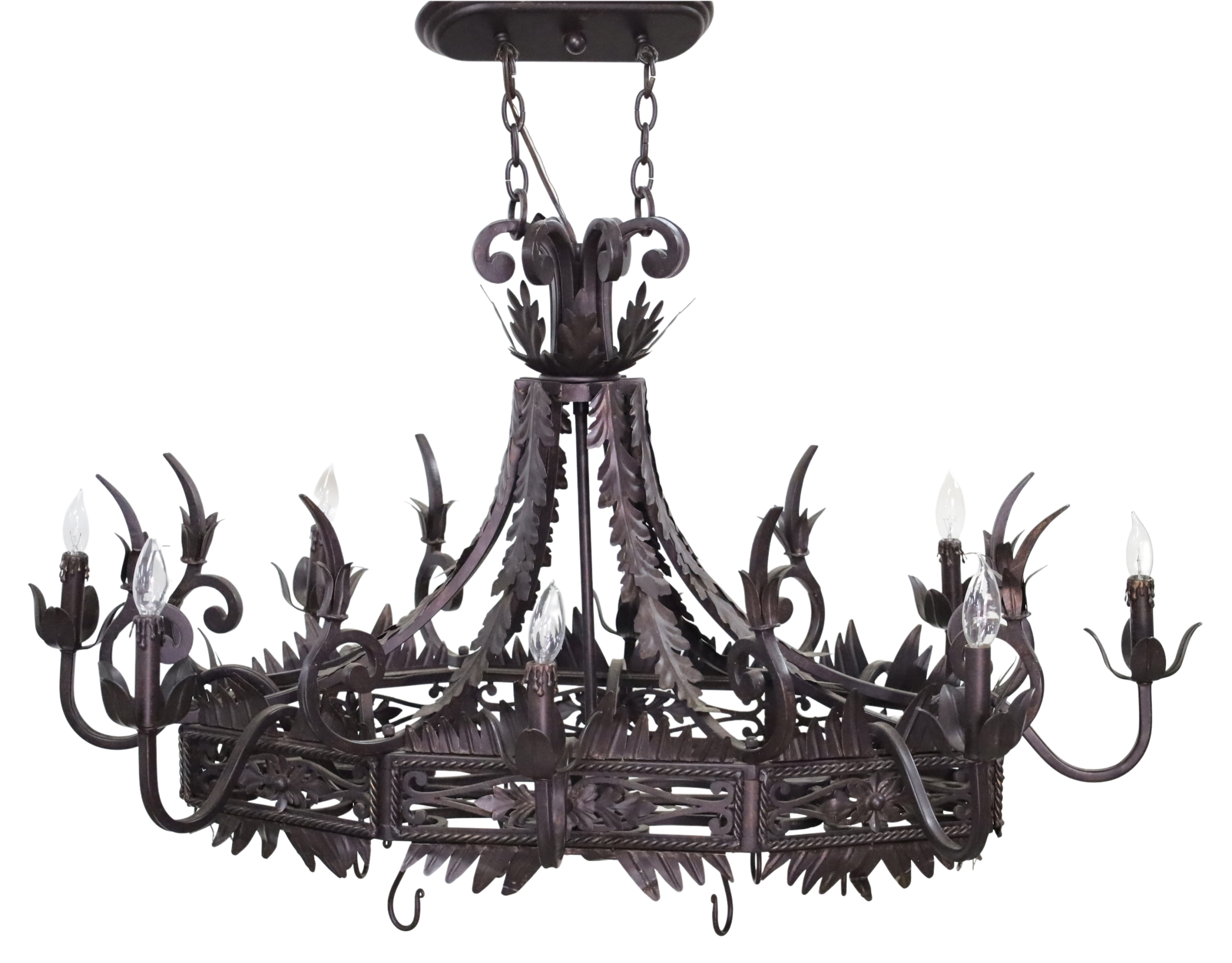 FRENCH STYLE 8 LIGHT CHANDELIER 2f9089