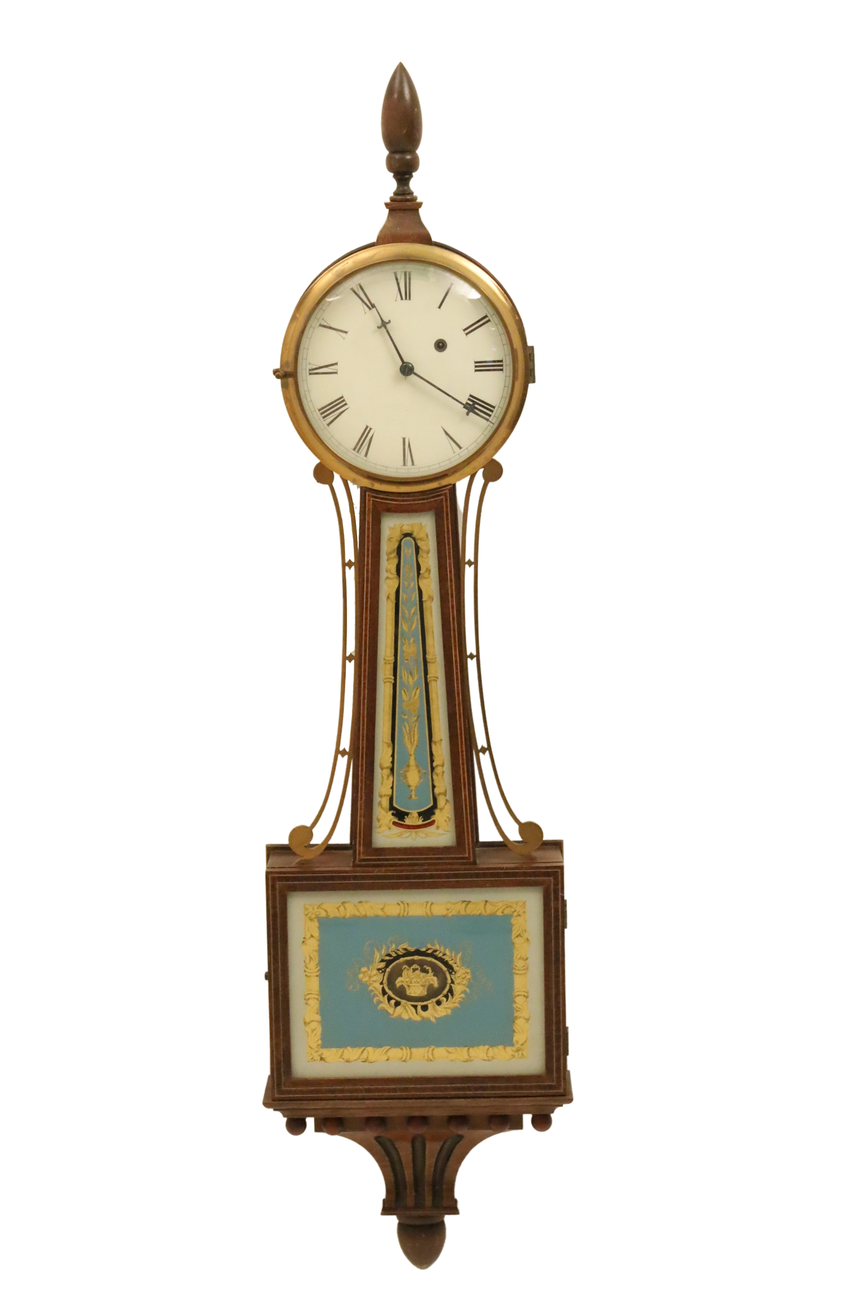 AMERICAN MAHOGANY BANJO CLOCK American 2f90a2