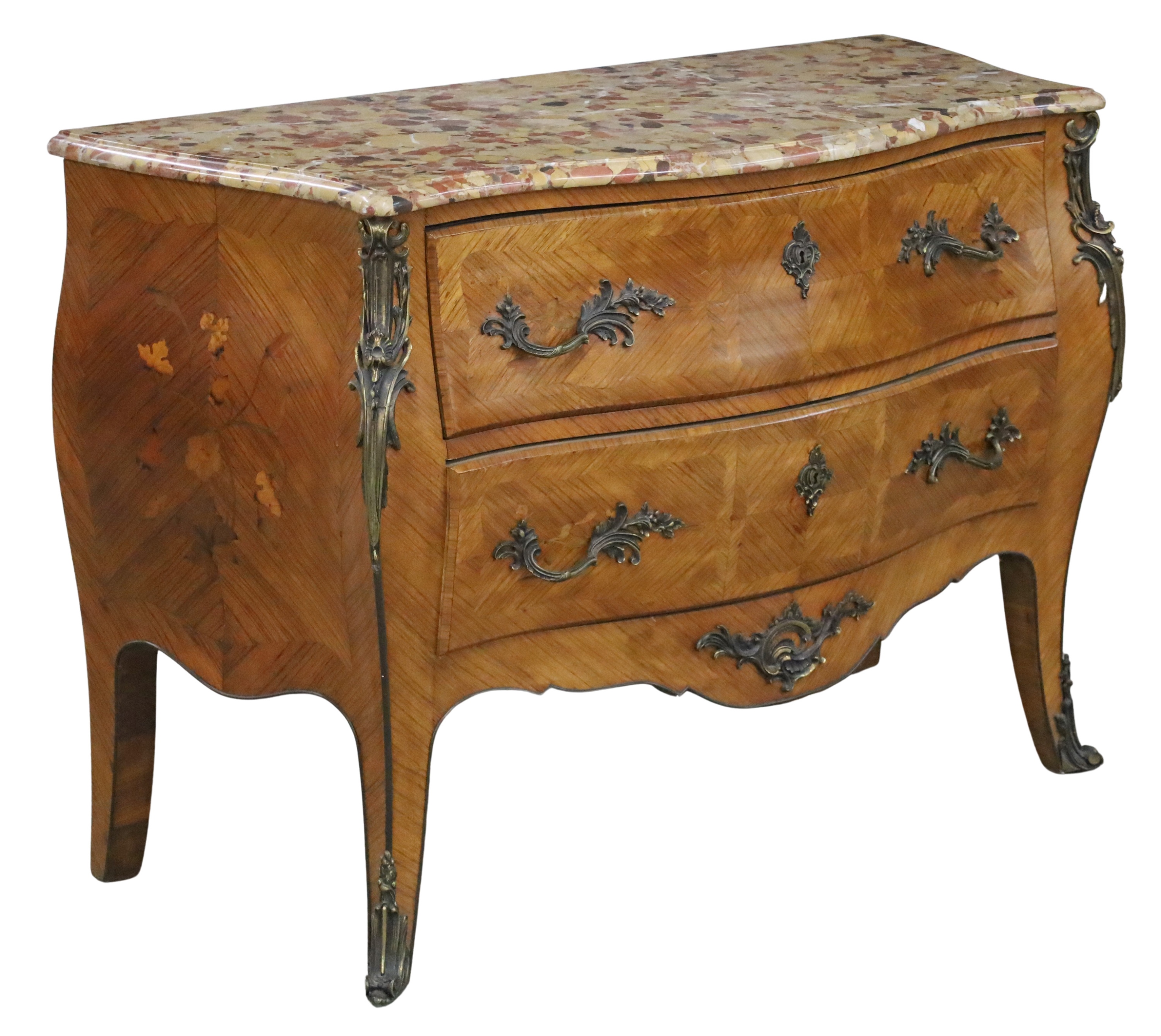 LOUIS XV STYLE MARQUETRY INLAID 2f90df