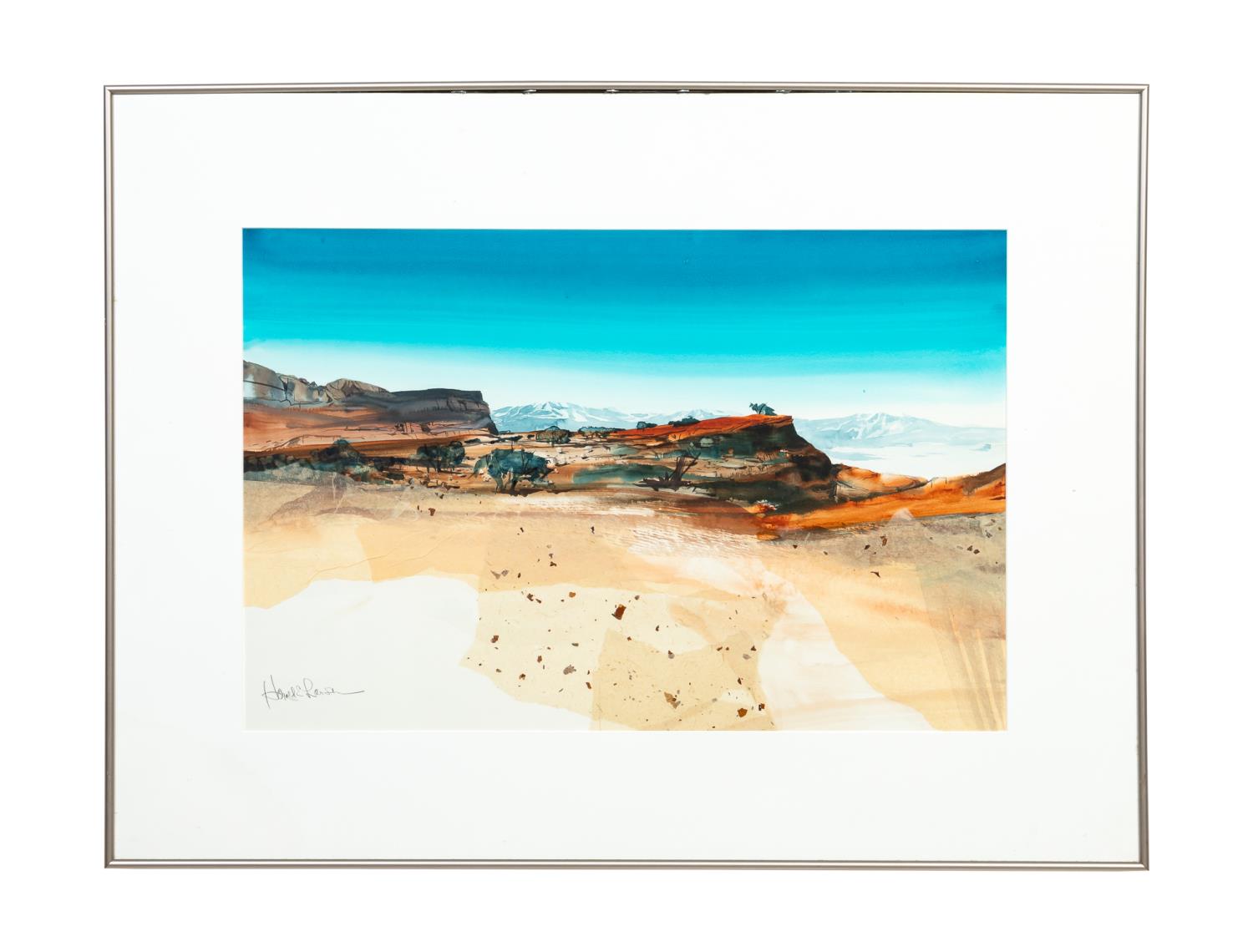 HAROLD E. LARSEN MIXED MEDIA "MESA