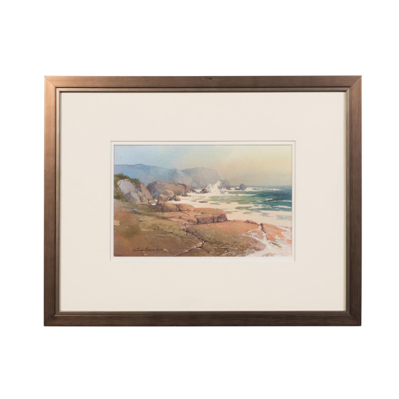 CINDY BARON, ROCKY BEACH SCENE,