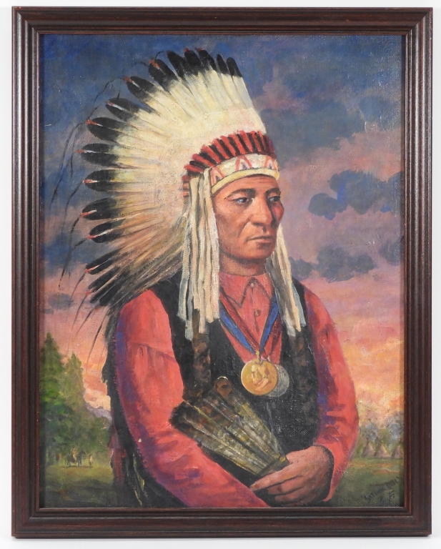 BOB FROST SITTING BULL NATIVE AMERICAN 2f933d