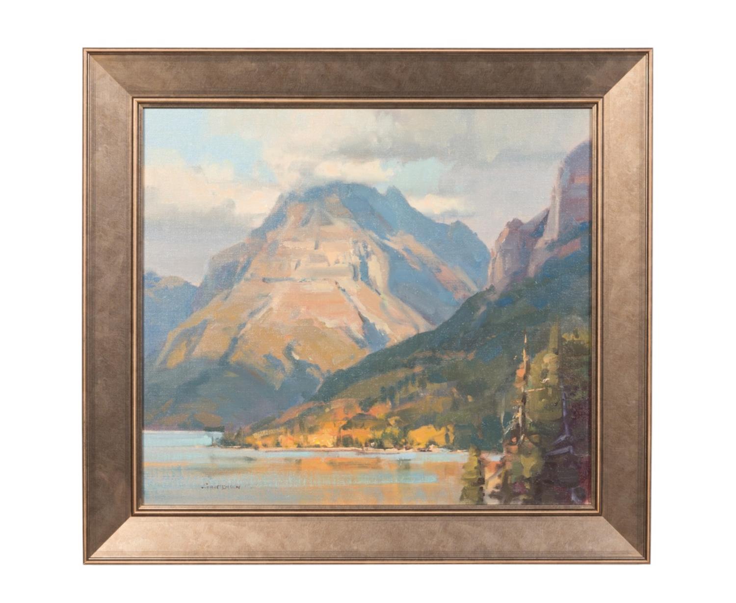 SCOTT CHRISTENSEN, MOUNTAIN LAKE LANDSCAPE,