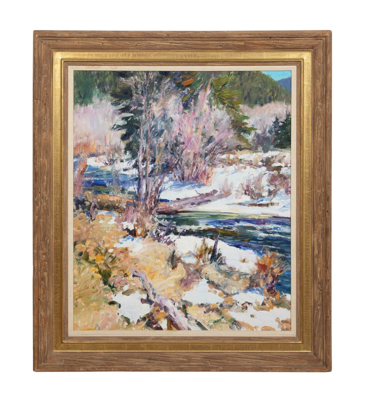 WALT GONSKE LARGE WINTER RIVER 2f9354