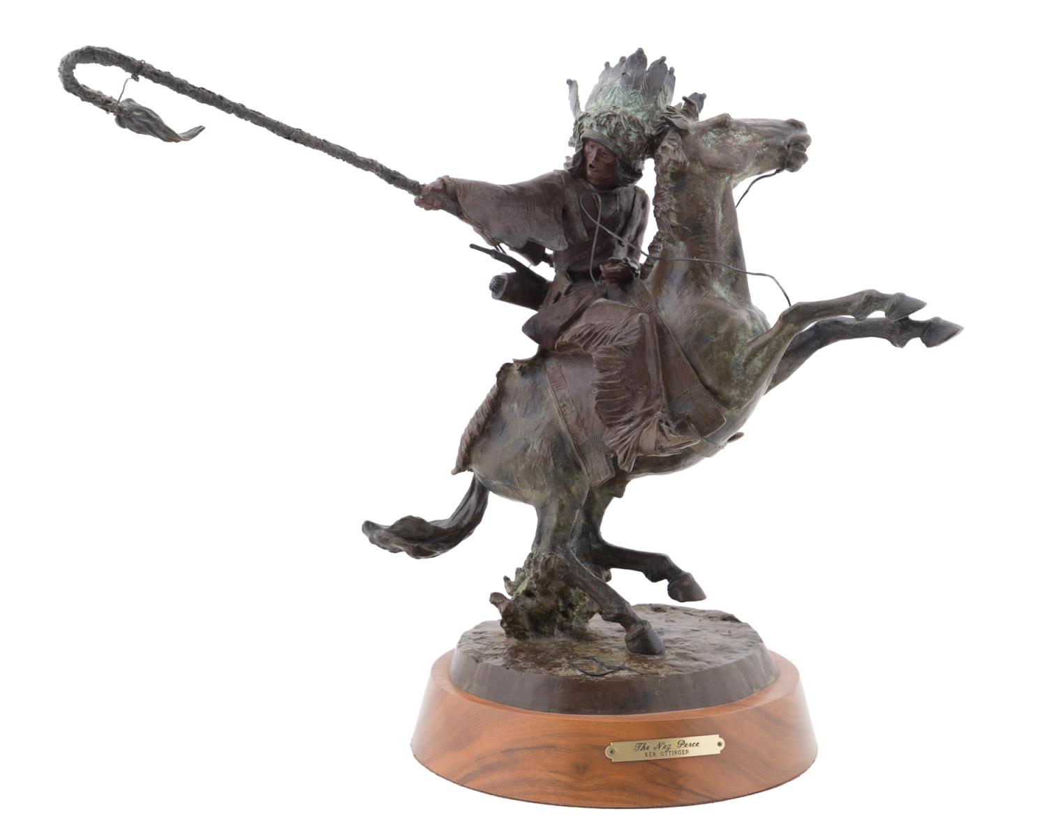 KEN OTTINGER THE NEZ PERCE BRONZE 2f9388