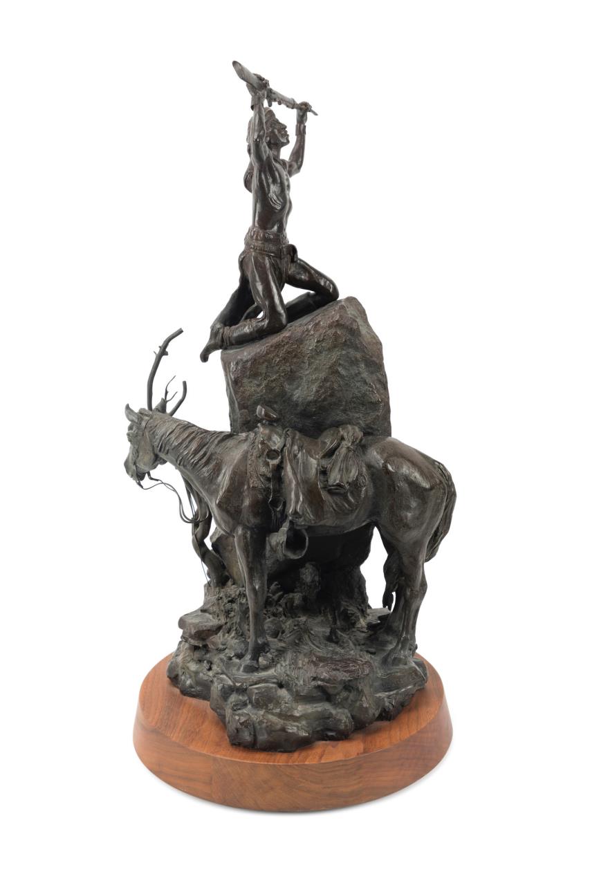 JOE BEELER, APACHE TELEGRAPH BRONZE,