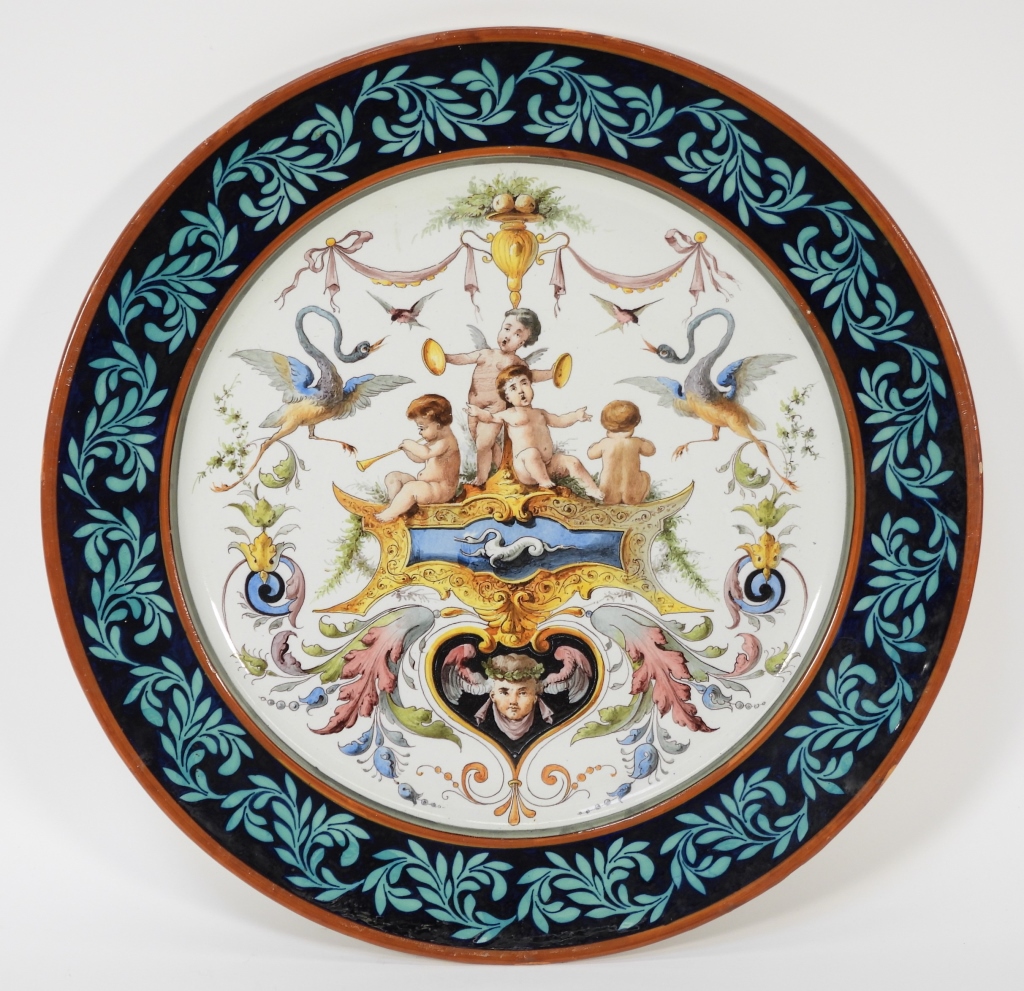 LG GINORI PUTTI ITALIAN FAIENCE PORCELAIN