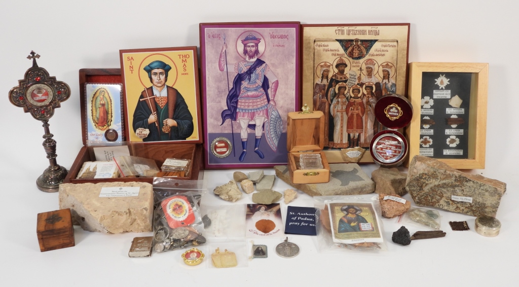 LG COLLECTION OF RELIGIOUS RELICS