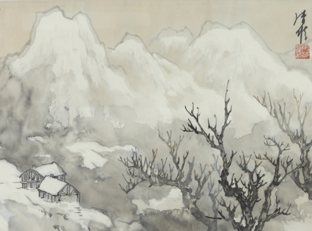 CHINESE LANDSCAPE INK PAINTING 2f9448