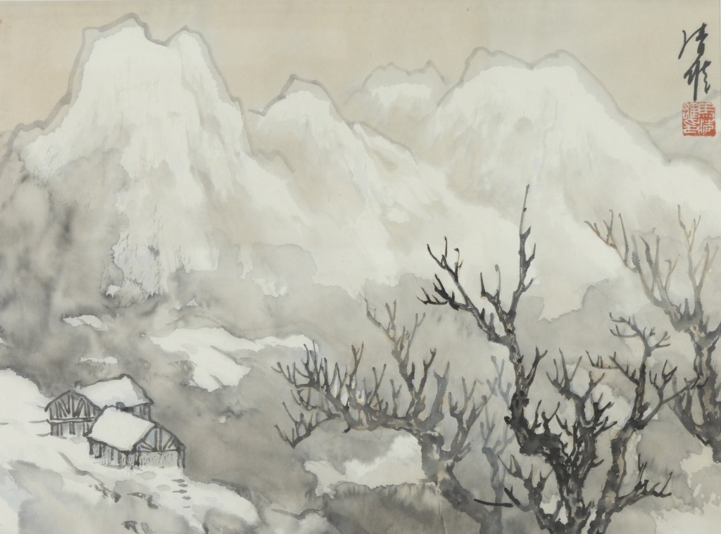 CHINESE LANDSCAPE INK PAINTING