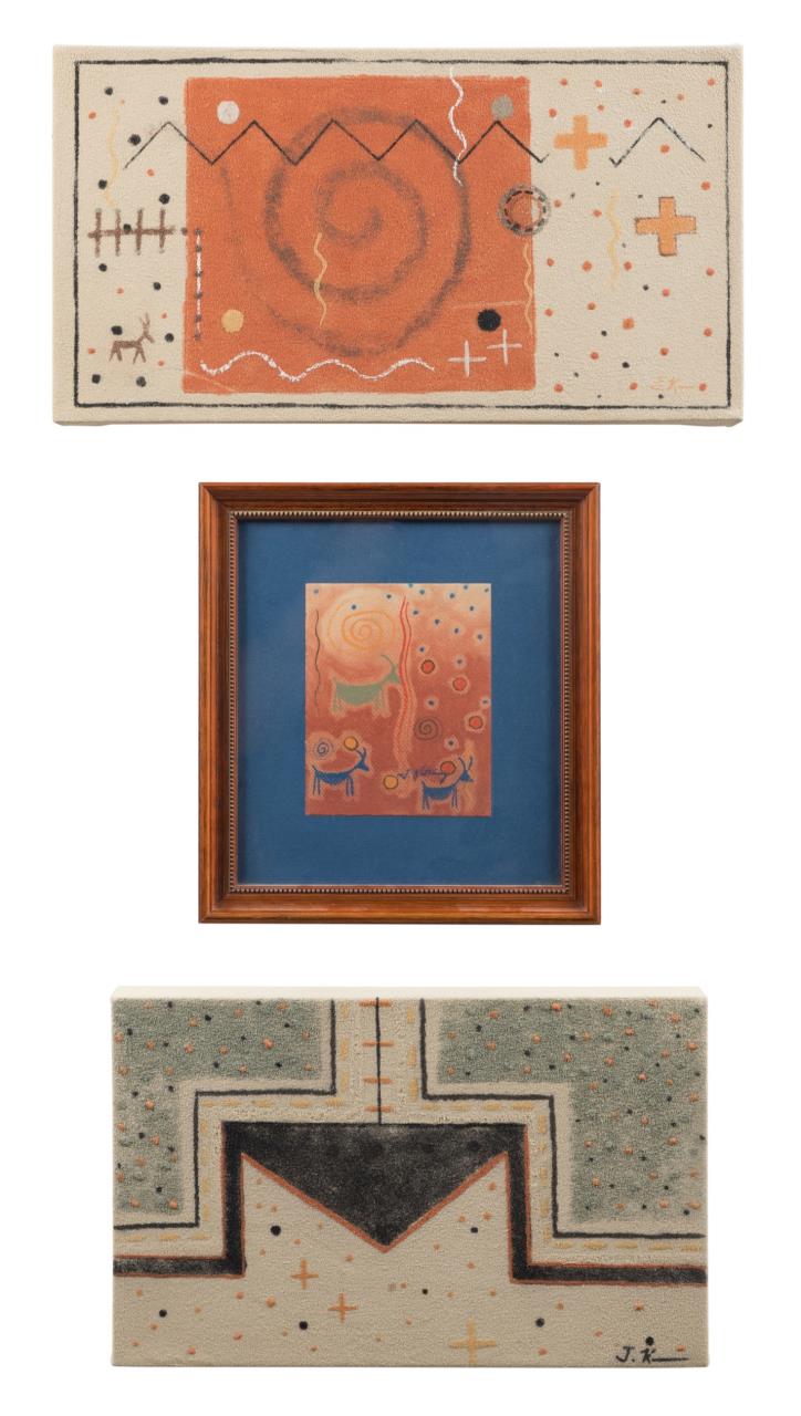 JEANETTE KATONEY, THREE WORKS IN