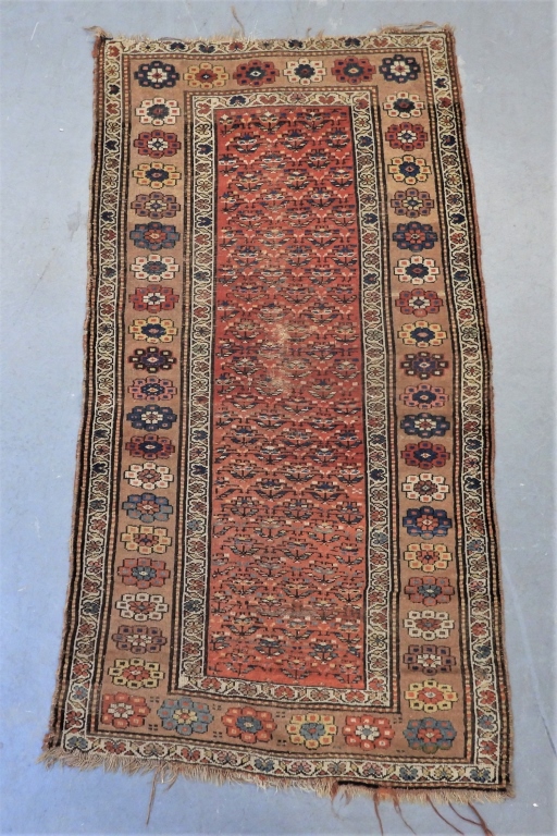 MIDDLE EASTERN BOTEH CAMEL CARPET