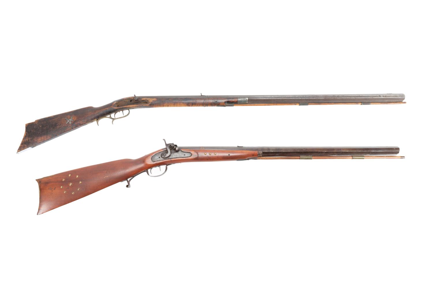 2 KENTUCKY STYLE LONG RIFLES ONE 2f94b4