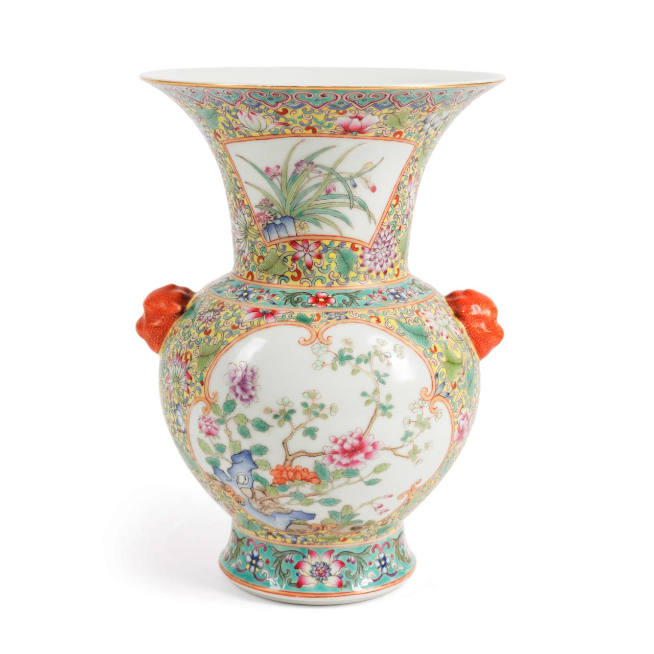 CHINESE FAMILLE ROSE FLORAL MOTIF 2f94dc