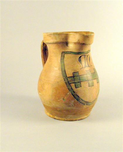 French earthernware jug 16th 4c22c