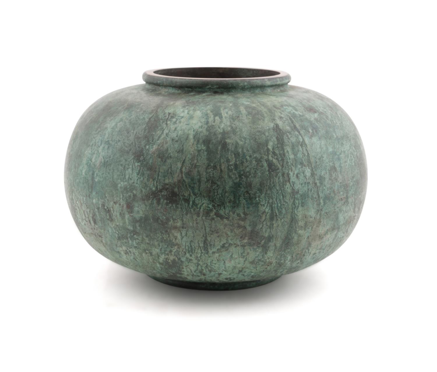 ASIAN VERDIGRIS PATINATED BRONZE