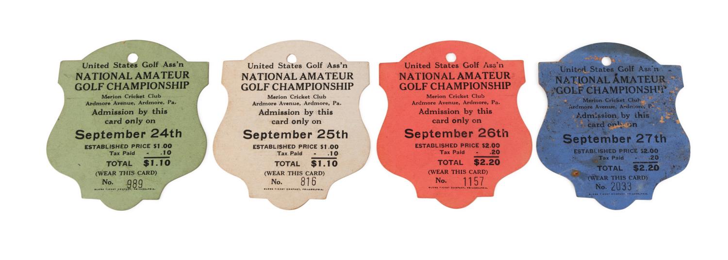 FOUR U. S. GOLF ASSOCIATION AMATEUR