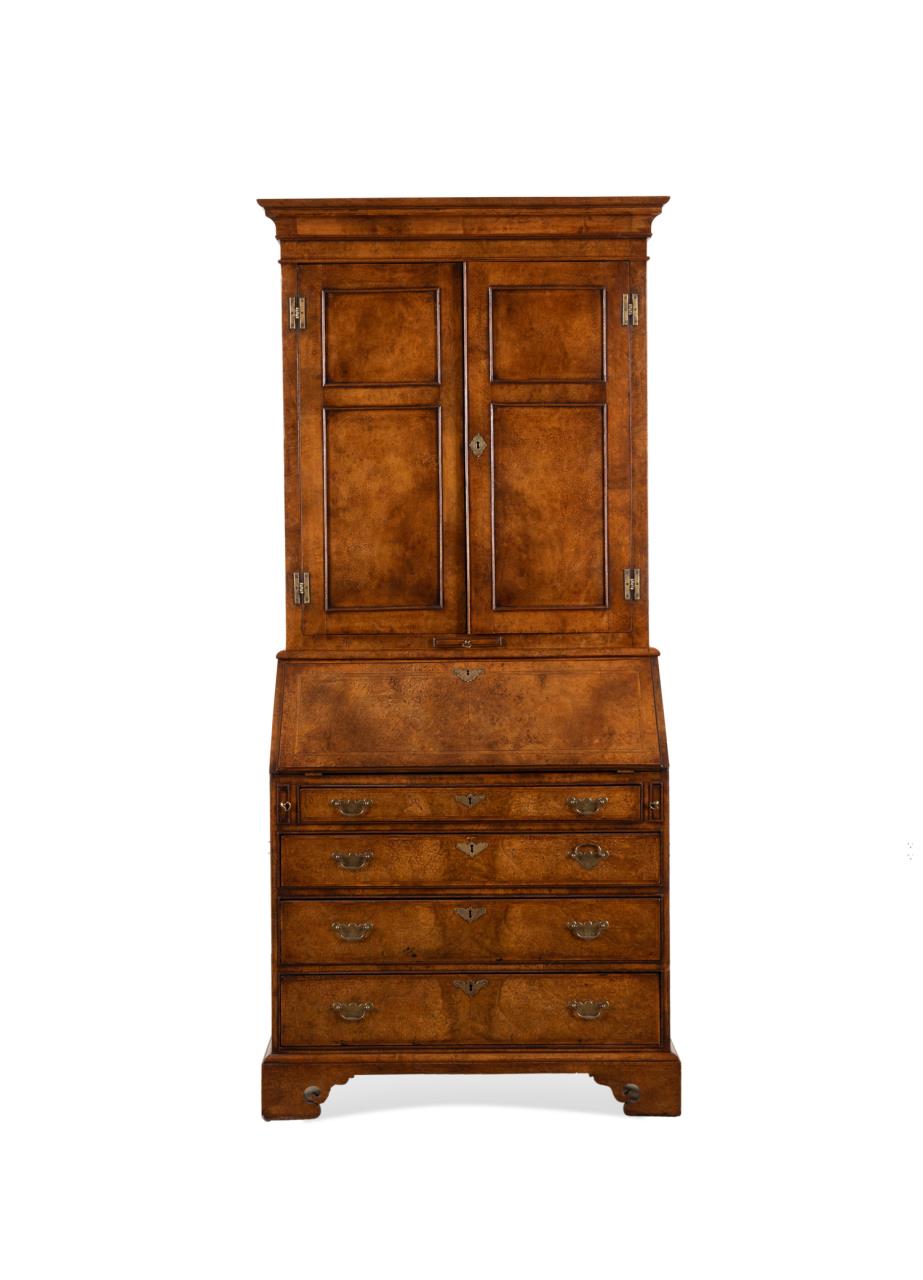 18TH C QUEEN ANNE BURL WALNUT 2f96a4