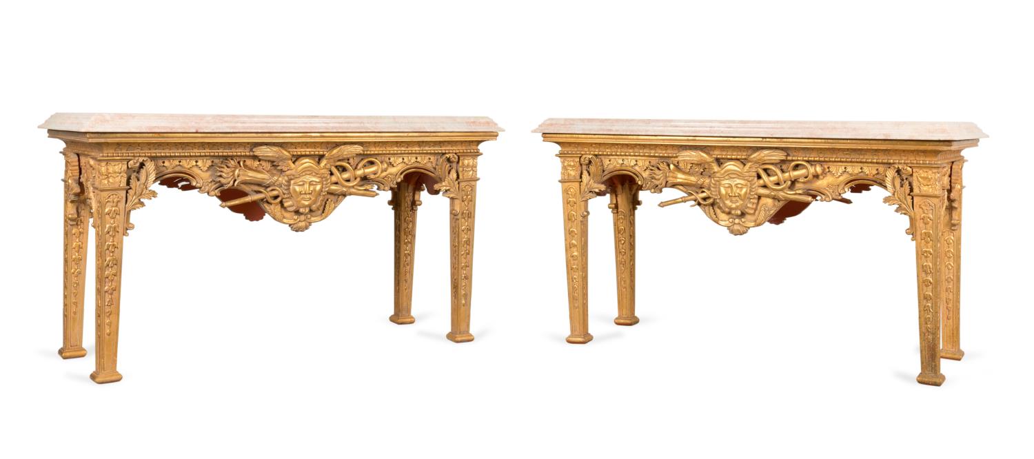 PAIR GEORGE II STYLE GILTWOOD CENTER 2f96ac