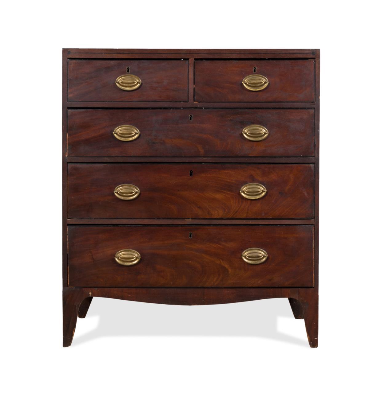 GEORGE III STYLE MAHOGANY CHEST 2f96af