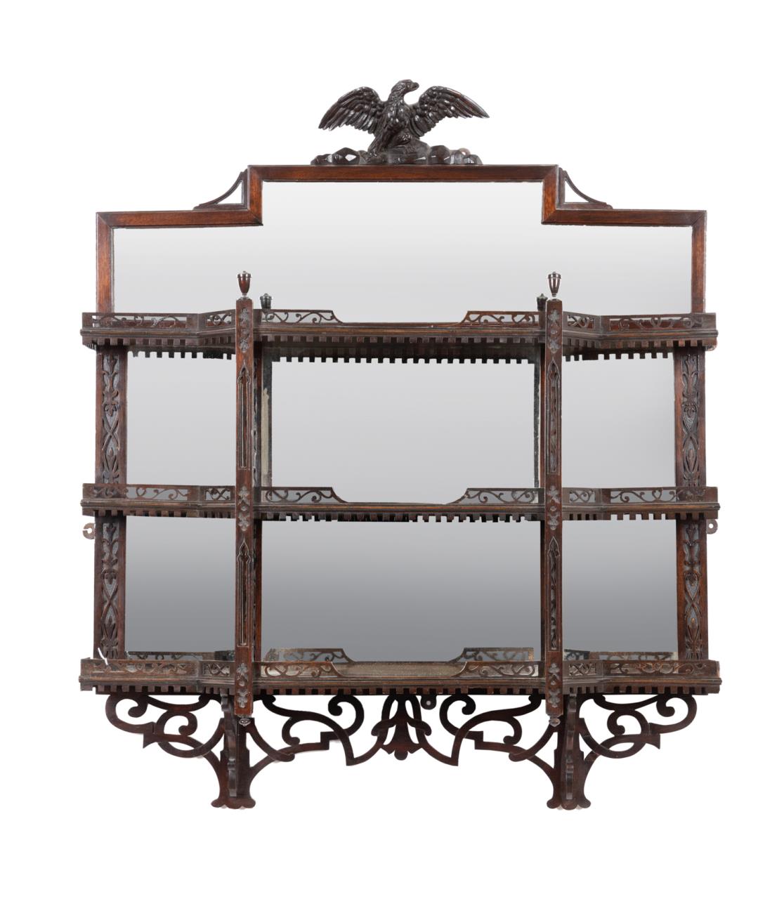 ENGLISH CHIPPENDALE STYLE DISPLAY