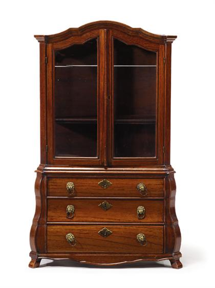 Dutch miniature oak commode cabinet 4c24b