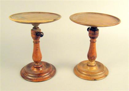 Pair of English treen stands  4c25d