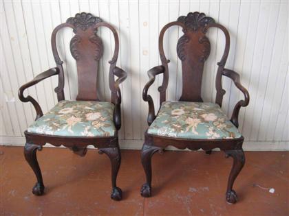 Pair of George III style mahogany 4c25f