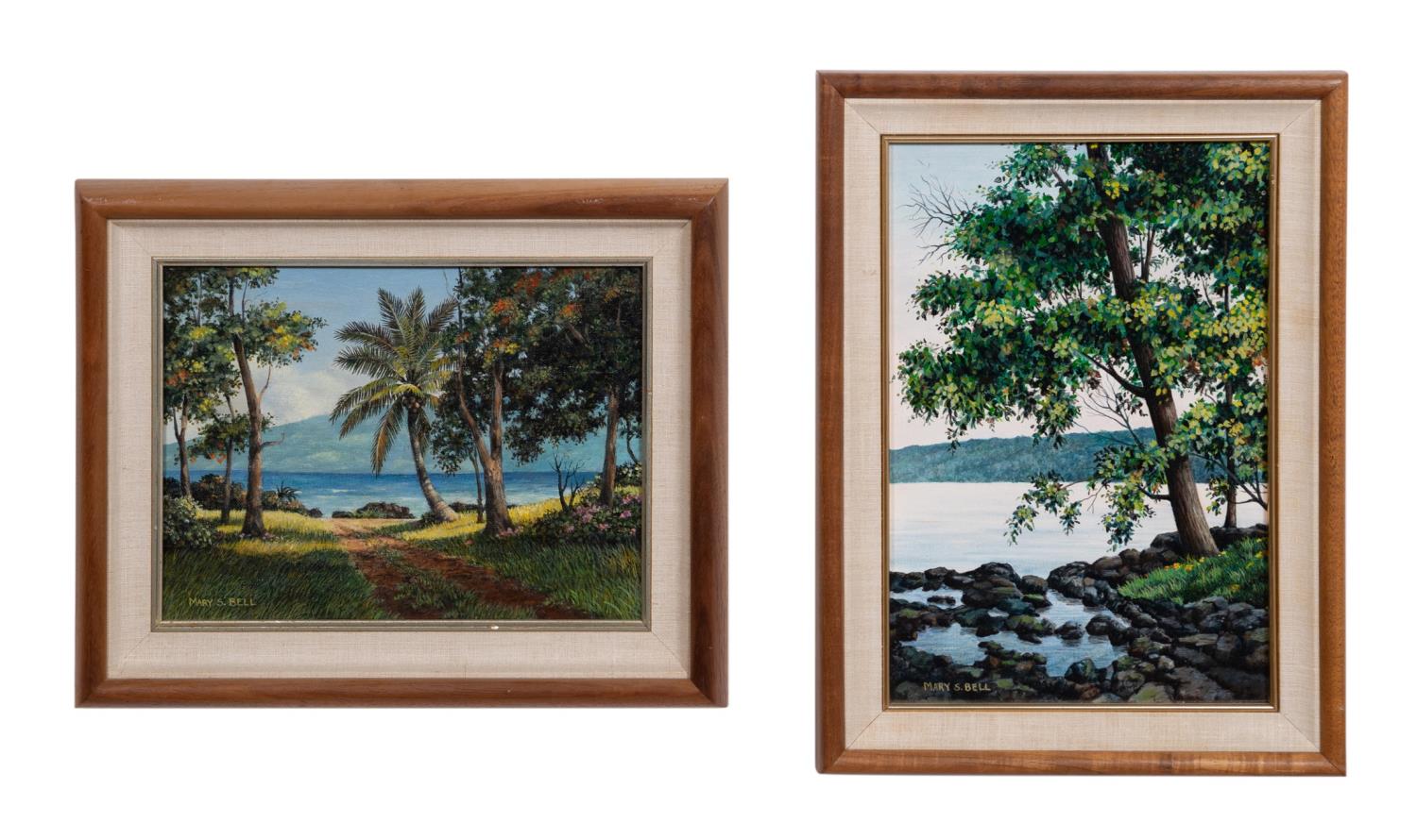 TWO MARY S BELL HAWAII LANDSCAPES  2f97d2