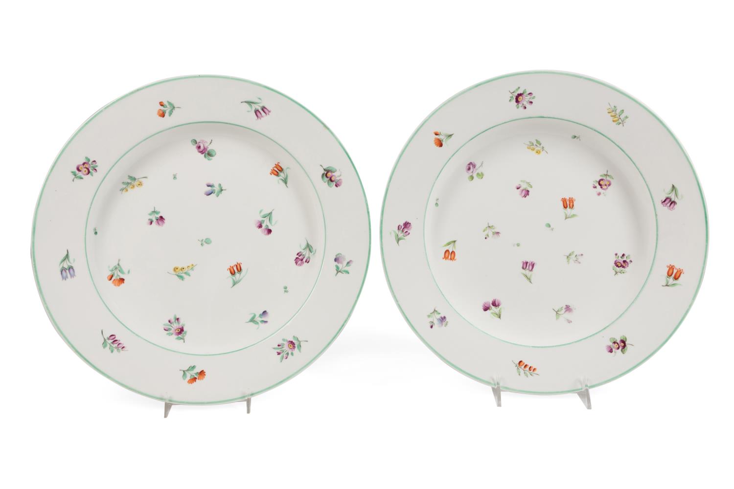 PAIR 18TH 19TH C FRENCH FLORAL 2f98d9