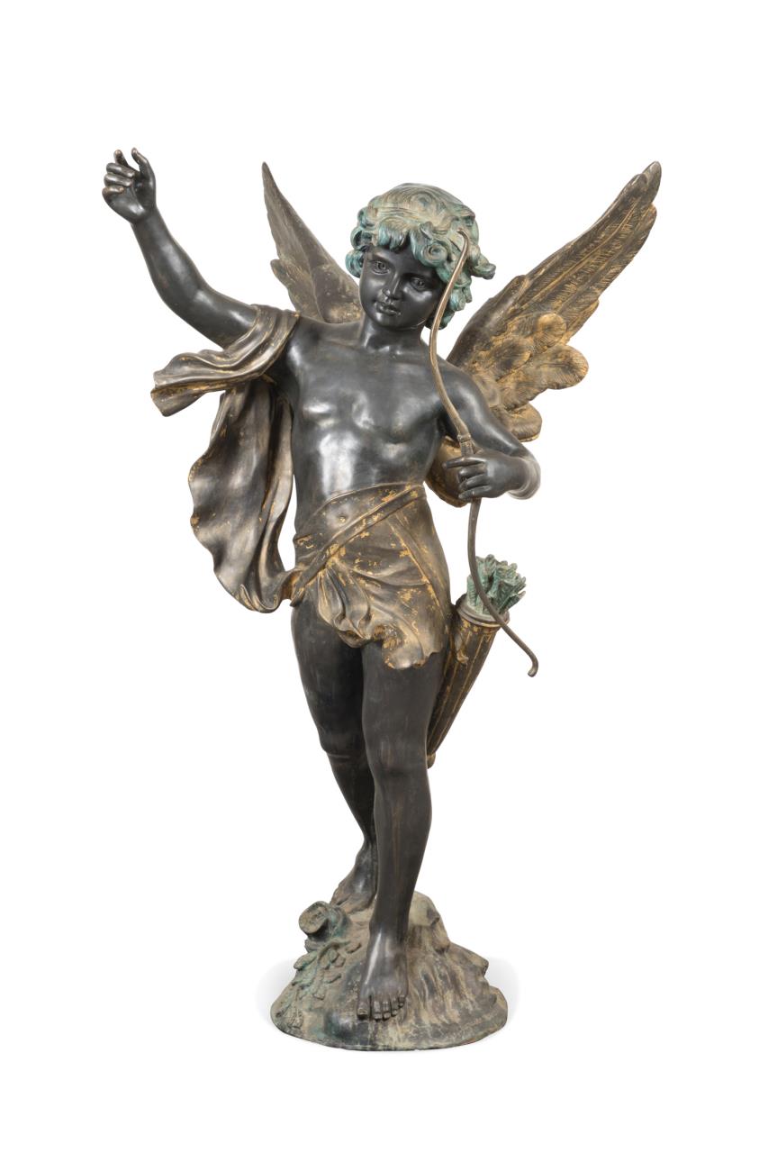 AFTER AUGUSTE MOREAU BRONZE "CUPID