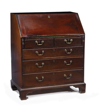 George III style mahogany writing 4c286