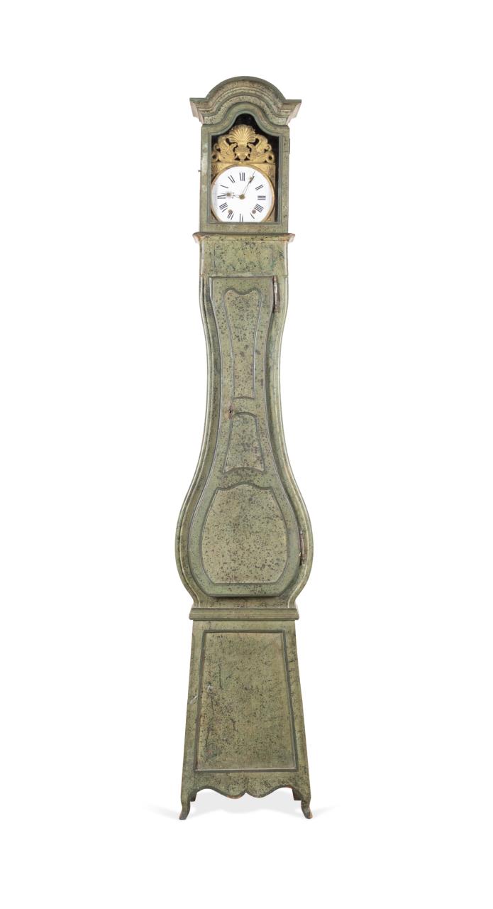 19TH C FRENCH GREEN FAUX PAINTED 2f994b