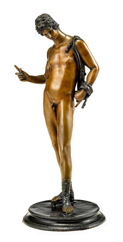 After the antique    narcissus    Bronze,