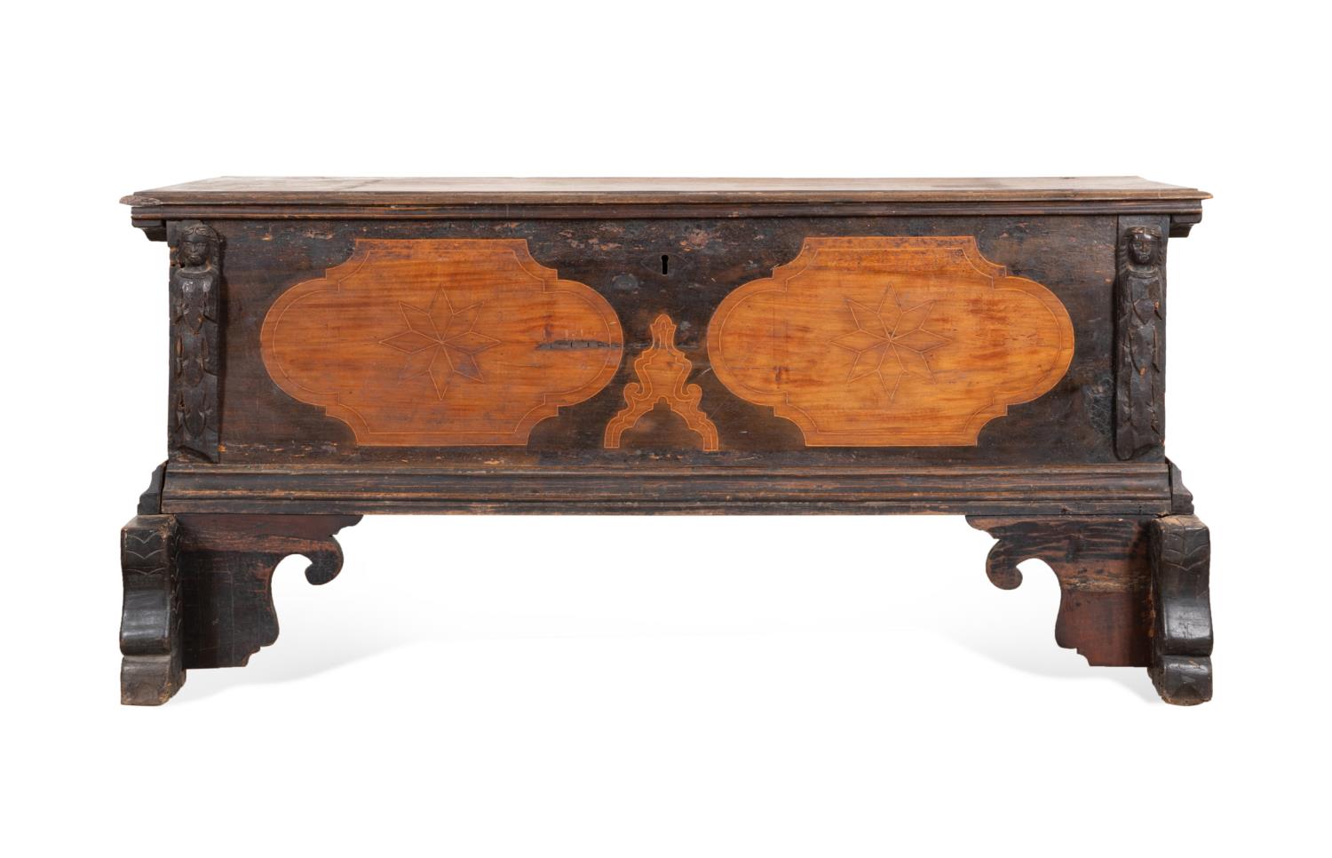 18TH C ITALIAN WALNUT MARQUETRY 2f995a