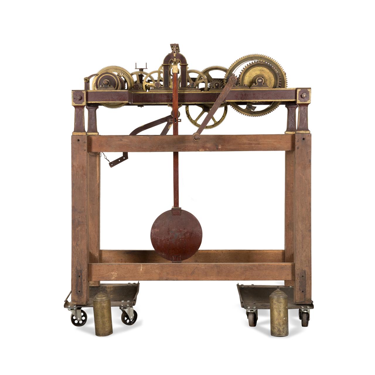 FRENCH TOWER CLOCK MECHANISM, C.