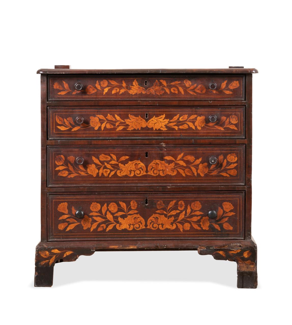 19TH C DUTCH MARQUETRY INLAID 2f9999