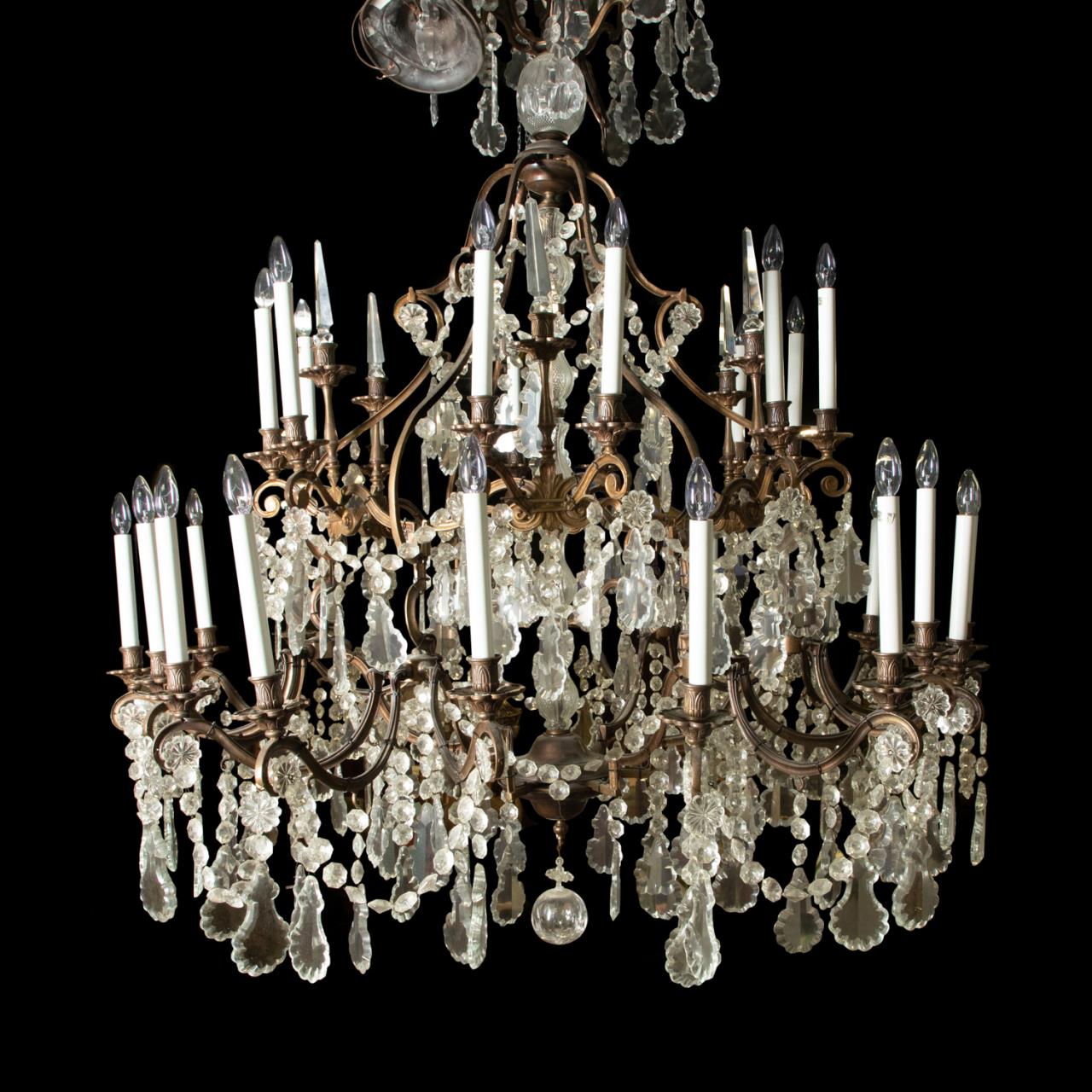 LARGE BAROQUE STYLE 30 LIGHT CRYSTAL 2f99a8